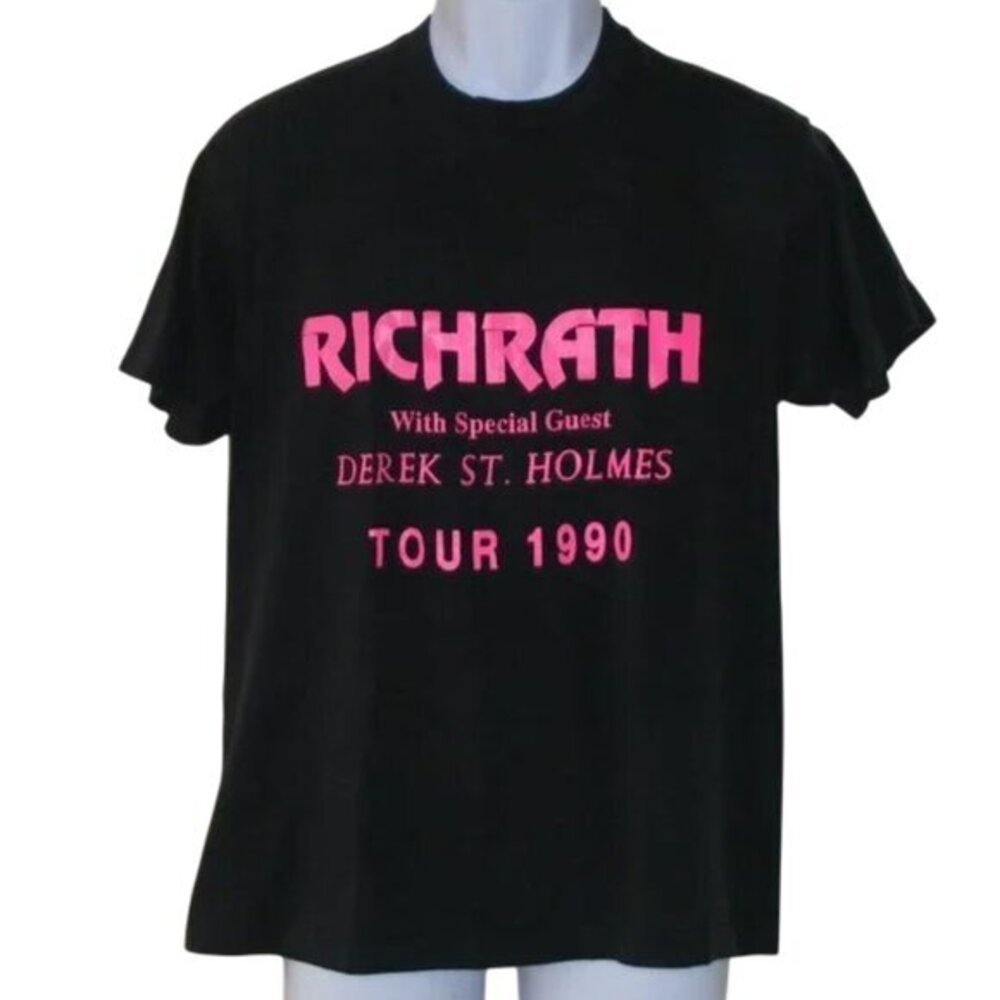 GARY RICHRATH Tshirt, M/L, 1990, REO Speedwagon